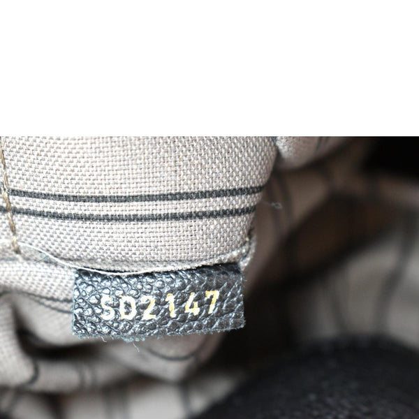 LOUIS VUITTON Melie Empreinte Leather Hobo Shoulder Bag Black