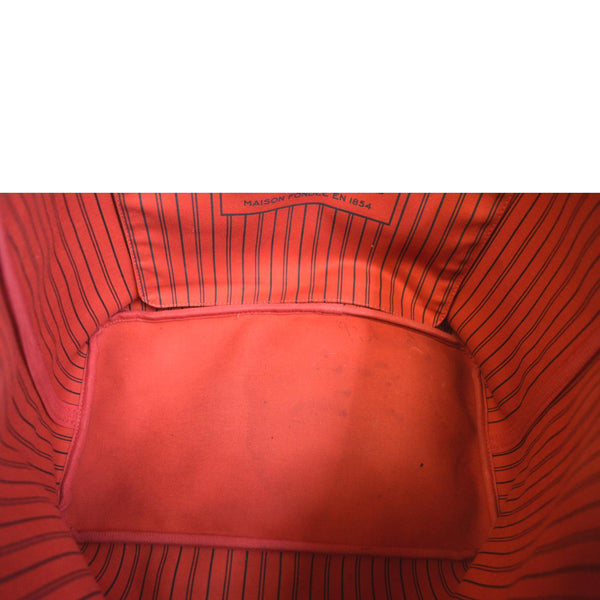 LOUIS VUITTON Neverfull GM Damier Ebene Tote Shoulder Bag Brown