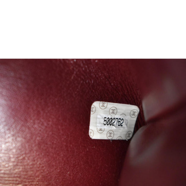 CHANEL Vintage Flap Quilted Leather Top Handle Bag Black