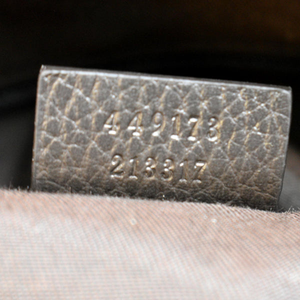 Gucci GG Monogram Canvas Messenger Bag Dark in Brown - Serial Number