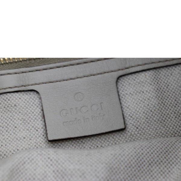 Gucci GG Guccissima Leather Hobo Bag Ivory - Made In Italy