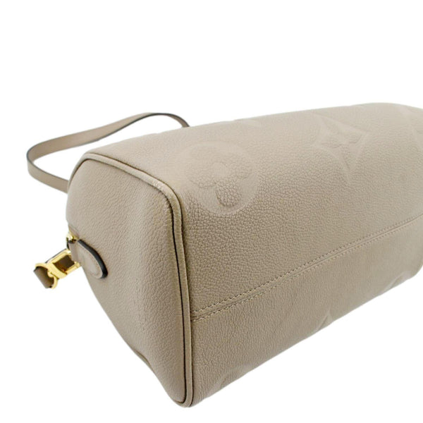 LOUIS VUITTON Speedy 25 Bandouliere Monogram Empreinte Shoulder Bag Tourterelle