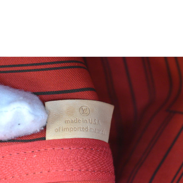 LOUIS VUITTON Neverfull MM Monogram Canvas Tote Bag Brown