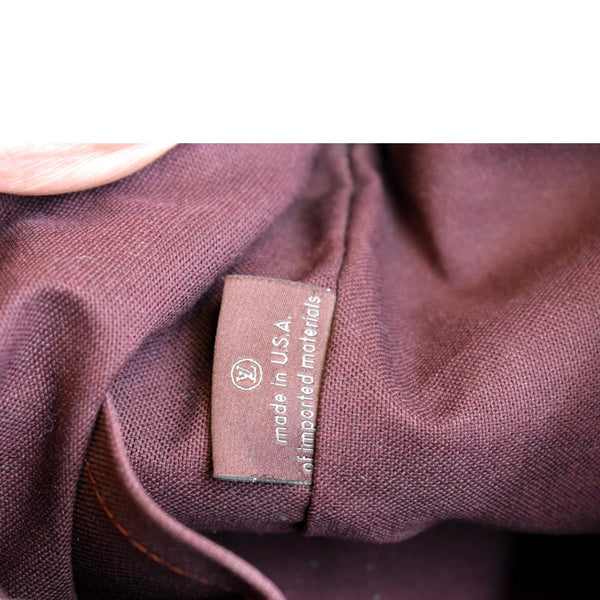 LOUIS VUITTON Iena PM Damier Ebene Tote Bag Brown