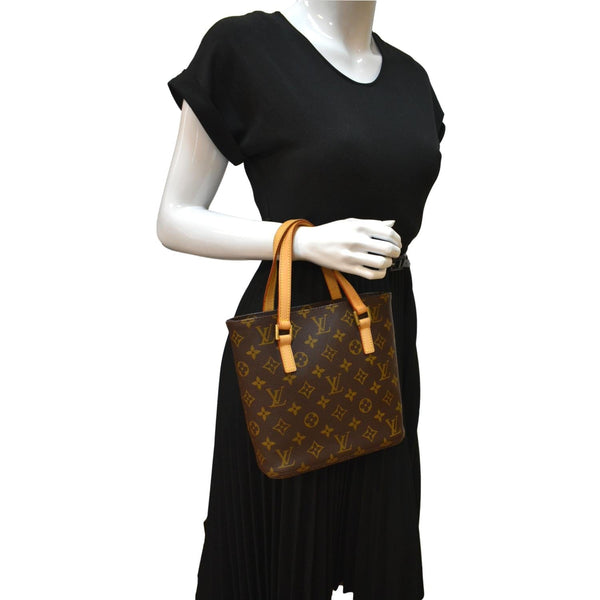 LOUIS VUITTON Vavin PM Monogram Canvas Tote Handbag Brown