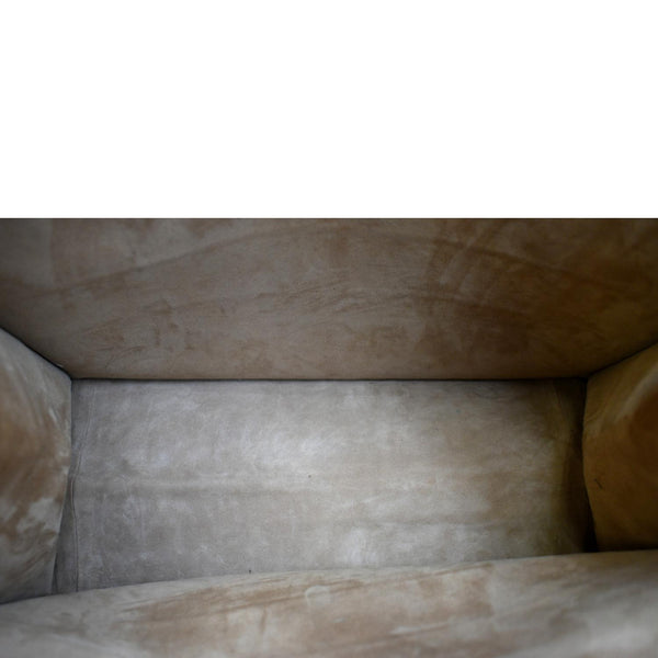 Christian Dior Book Oblique Embossed Calfskin Tote Bag - Inside