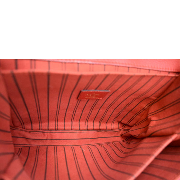 LOUIS VUITTON Metis Pochette Empreinte Leather Crossbody Bag Red