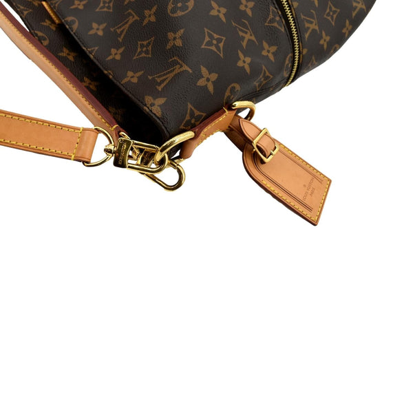 LOUIS VUITTON Melie Monogram Canvas Hobo Bag Brown