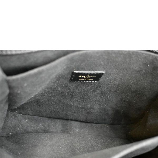 LOUIS VUITTON Metis Pochette Embroidery Leather Crossbody Bag Black - New Year Deals