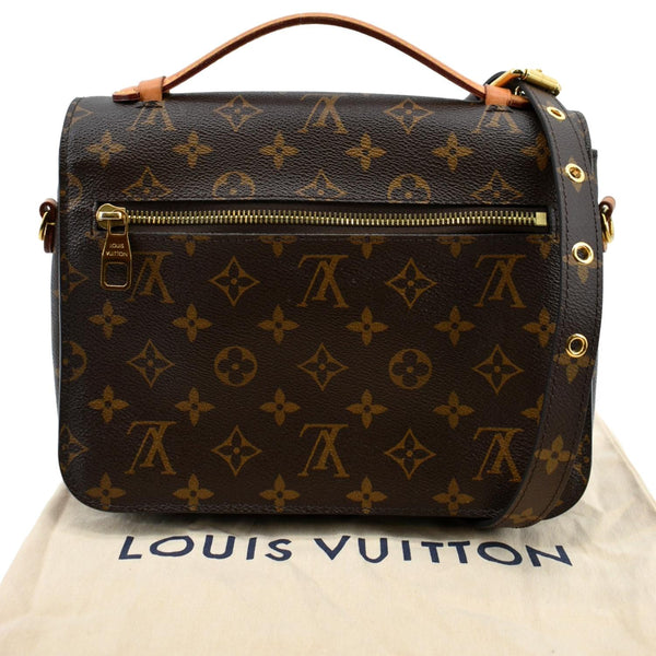 LOUIS VUITTON Metis Pochette Monogram Canvas Crossbody Bag Brown