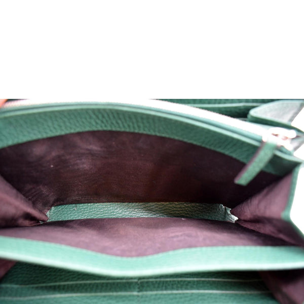 GUCCI Dionysus Leather Chain Crossbody Bag Green 401231