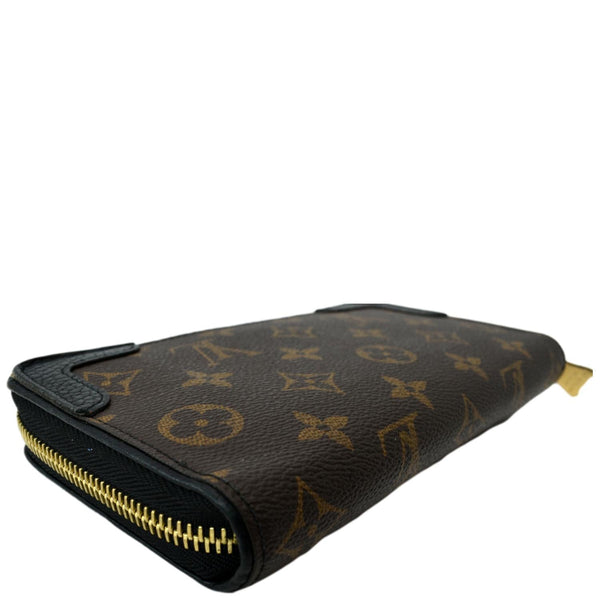 LOUIS VUITTON Retiro Monogram Canvas Zippy Wallet Brown