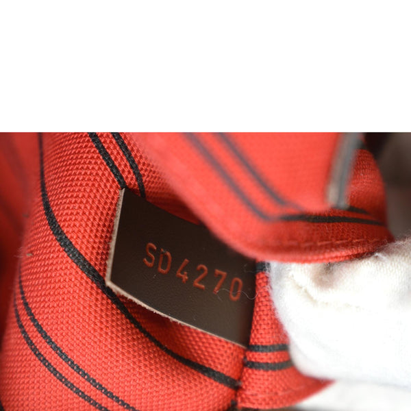 LOUIS VUITTON Neverfull GM Damier Ebene Tote Shoulder Bag Brown