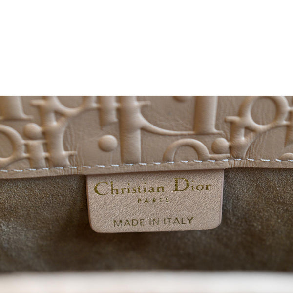 Christian Dior Book Oblique Embossed Calfskin Tote Bag - Made In Italy