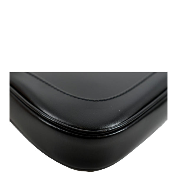 Gucci Jackie 1961 Leather Shoulder Bag in Black Color - Top Right