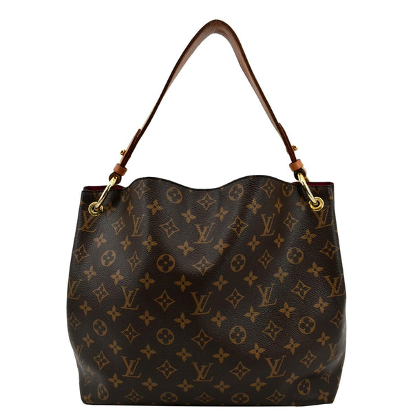 LOUIS VUITTON Graceful PM Monogram Canvas Shoulder Bag Brown