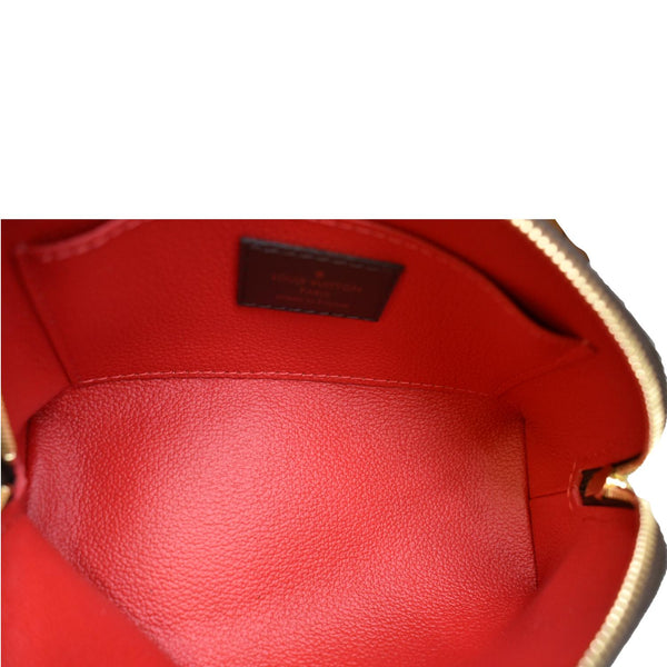 Louis Vuitton Damier Ebene Cosmetic Pouch in Brown - Inside