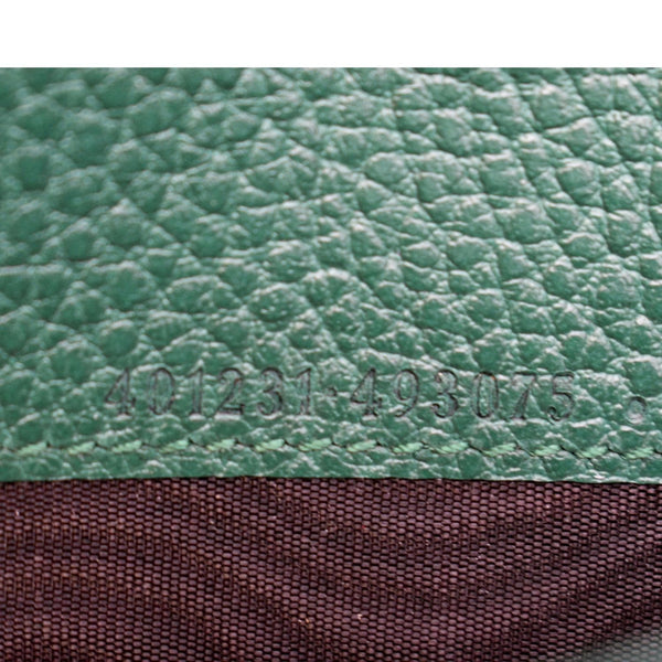 GUCCI Dionysus Leather Chain Crossbody Bag Green 401231