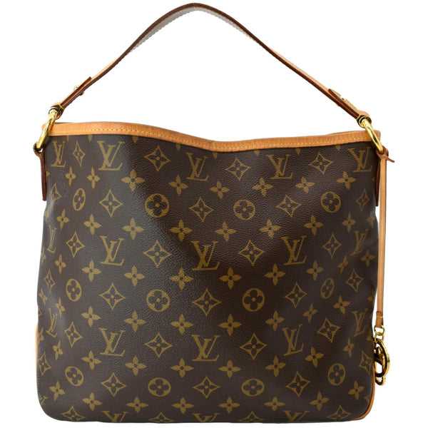 LOUIS VUITTON Delightful PM Monogram Canvas Hobo Bag Brown