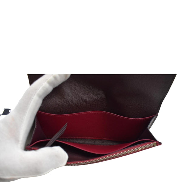 LOUIS VUITTON Portefeuille Emilie Epi Leather Wallet Fuchsia