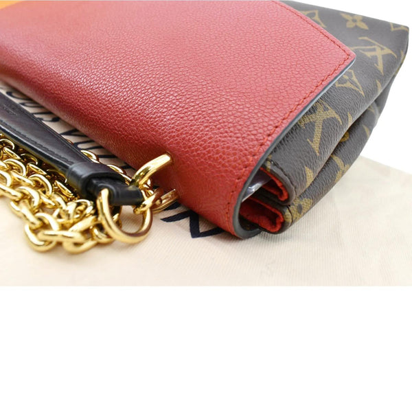 LOUIS VUITTON Saint Placide Monogram Canvas Crossbody Bag Cerise