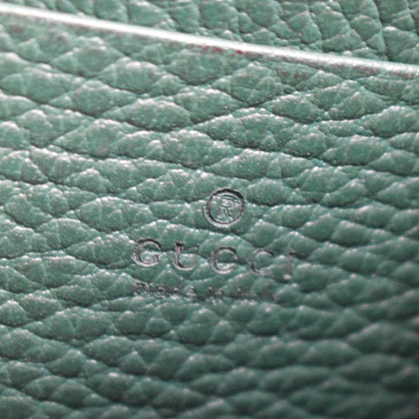 GUCCI Dionysus Leather Chain Crossbody Bag Green 401231