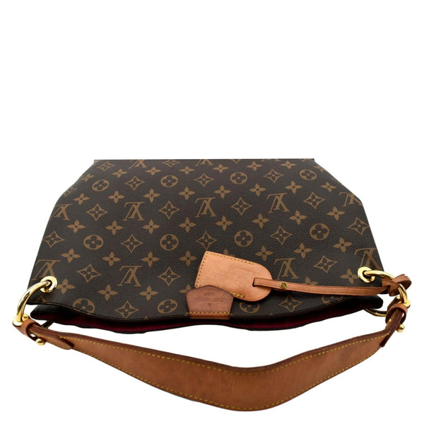 LOUIS VUITTON Graceful PM Monogram Canvas Shoulder Bag Brown