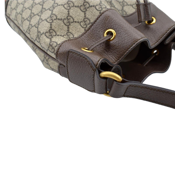 GUCCI Ophidia GG Supreme Canvas Bucket Bag Beige 540457
