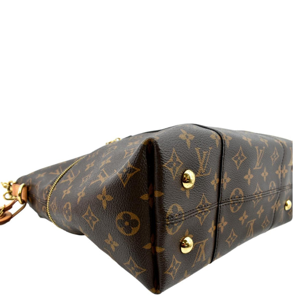LOUIS VUITTON Melie Monogram Canvas Hobo Bag Brown
