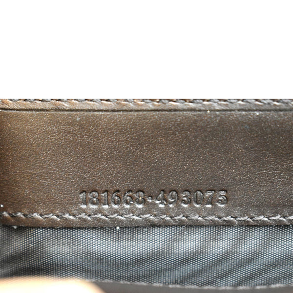 GUCCI Monogram Ladies Web GG Canvas Continental Wallet Beige 181668