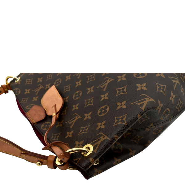 LOUIS VUITTON Graceful PM Monogram Canvas Shoulder Bag Brown