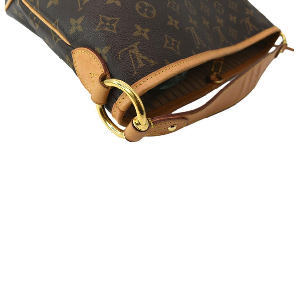 LOUIS VUITTON Delightful PM Monogram Canvas Hobo Bag Brown