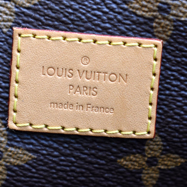 LOUIS VUITTON Melie Monogram Canvas Hobo Bag Brown