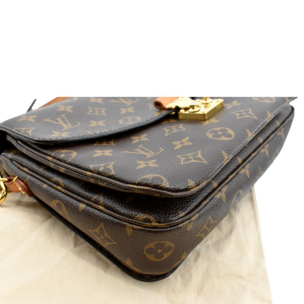LOUIS VUITTON Metis Pochette Monogram Canvas Crossbody Bag Brown