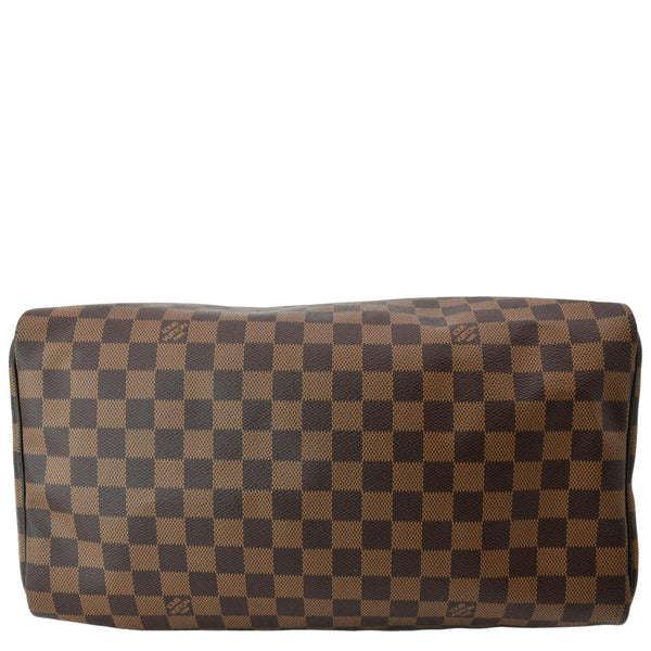 Louis Vuitton Speedy 35 Damier Ebene Satchel Bag Brown