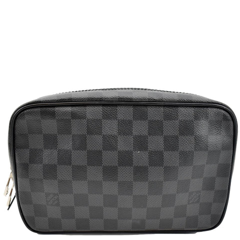 Louis Vuitton Damier Graphite Toiletry Cosmetic Pouch - Back