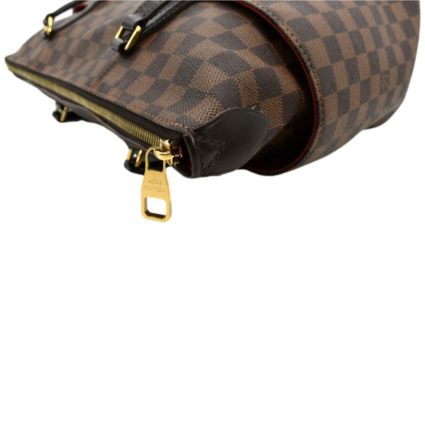 Louis Vuitton Totally MM Damier Ebene Shoulder Bag - Left Side