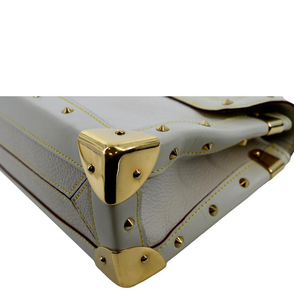 LOUIS VUITTON Suhali Le Talentueux Leather Shoulder Bag White