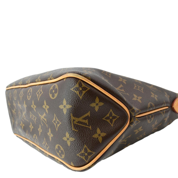 LOUIS VUITTON Delightful PM Monogram Canvas Hobo Bag Brown