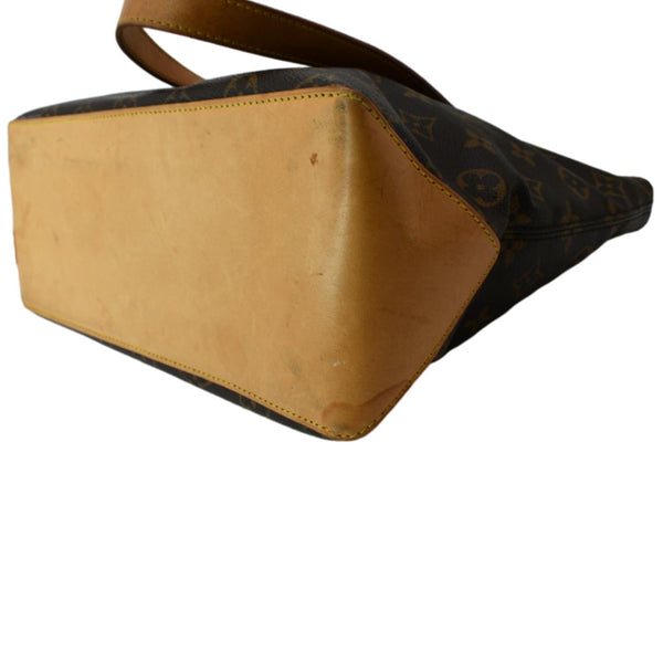 LOUIS VUITTON Cabas Piano Monogram Canvas Shoulder Bag Brown