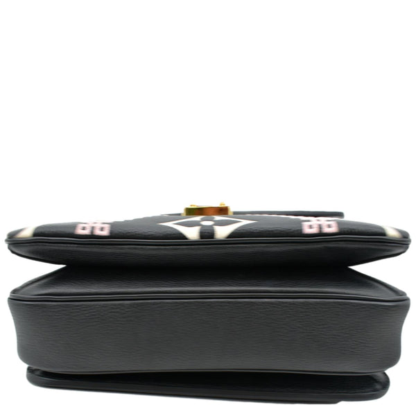 LOUIS VUITTON Metis Pochette Embroidery Leather Crossbody Bag Black - New Year Deals