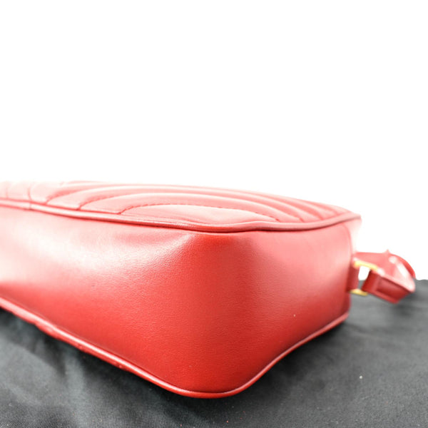 Yves Saint Laurent Lou Chevron Camera Crossbody Bag