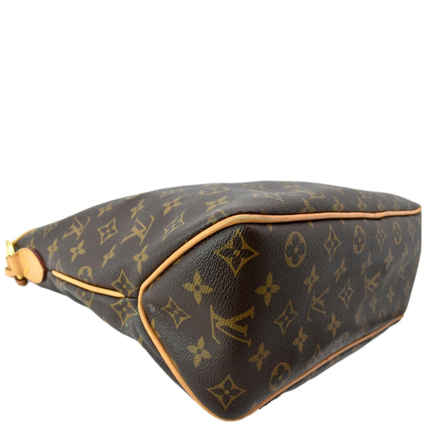 LOUIS VUITTON Delightful PM Monogram Canvas Hobo Bag Brown