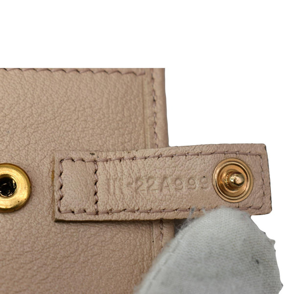 SALVATORE FERRAGAMO Leather Key Holder Beige