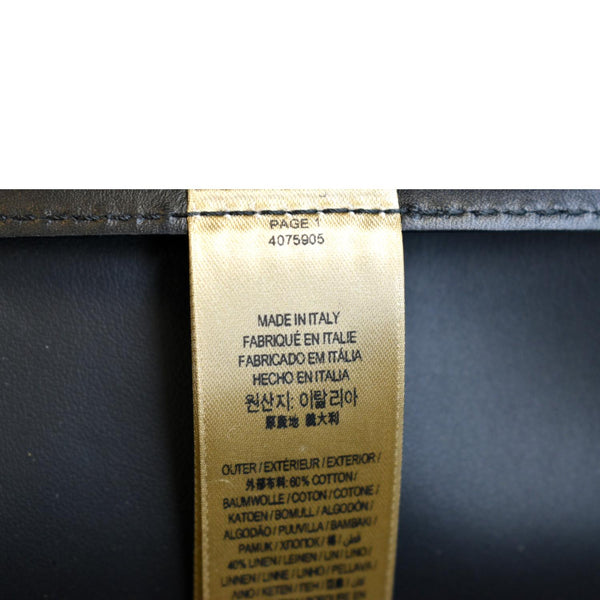 Burberry Medium Smooth Calfskin Canvas Belt Bag Black