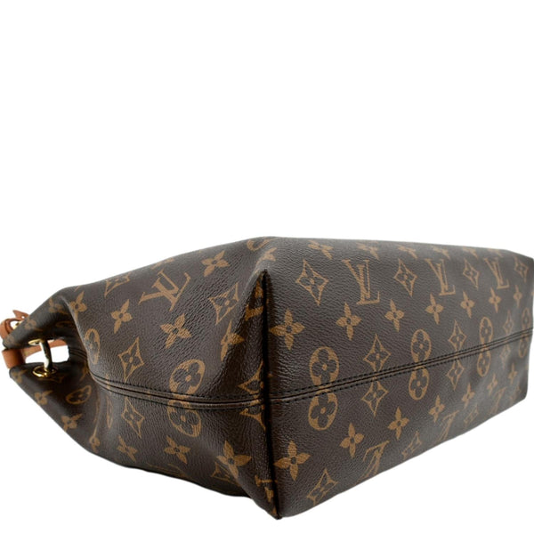 LOUIS VUITTON Graceful PM Monogram Canvas Shoulder Bag Brown