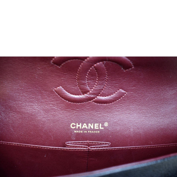 Chanel Jumbo Double Flap Caviar Leather Shoulder Bag - Stamp