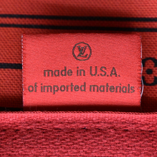 LOUIS VUITTON Neverfull MM Damier Ebene Tote Bag Brown