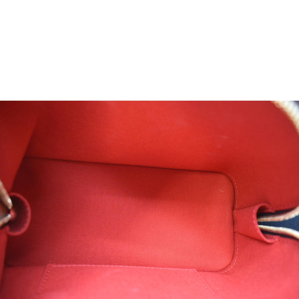 Louis Vuitton Alma BB Damier Ebene Satchel Crossbody Bag - Inside