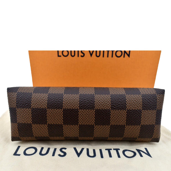Louis Vuitton Damier Ebene Cosmetic Pouch in Brown - Bottom